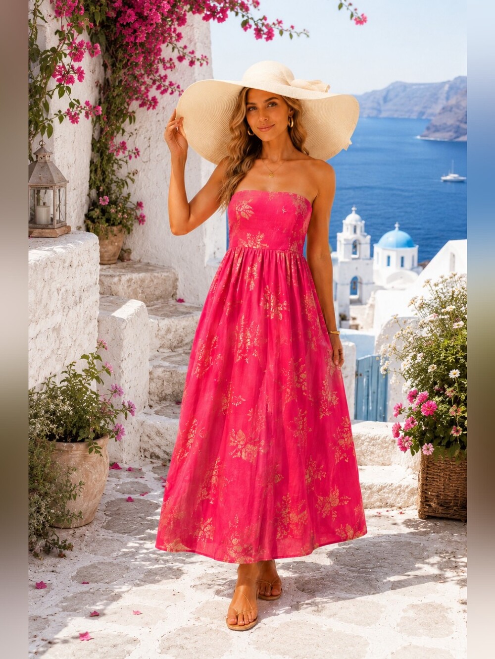 NWT Free People Strapless Metallic Floral Maxi Dress XS Open Back Tie Resort